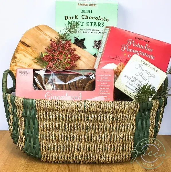 Adding the Final Touches to Your Trader Joe's Gift Basket