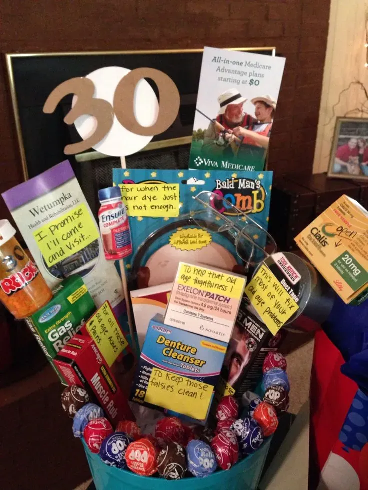 Seriously Funny diy funny 30th birthday gift ideas