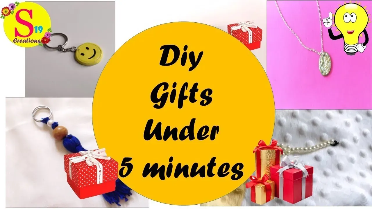 Amazing diy gifts 5 minute crafts: Simple, fast ideas now