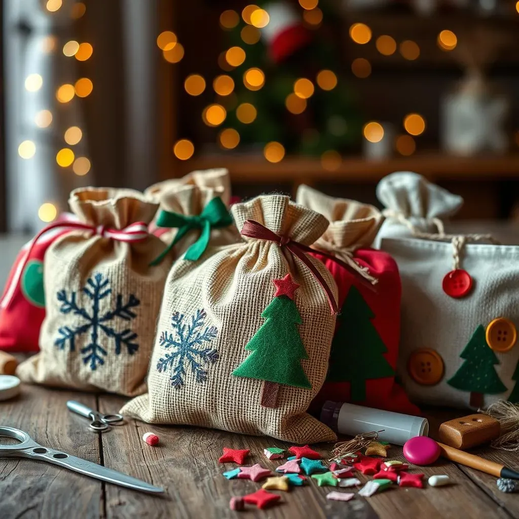 Amazing diy xmas gift bags: Sew Them Effortlessly Now