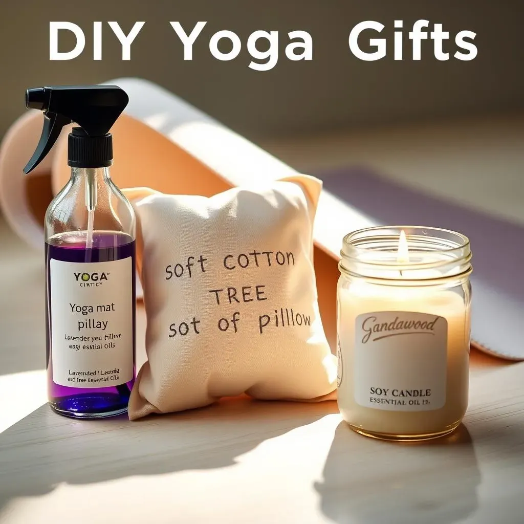 Easy DIY Yoga Gifts: Spray, Pillows, and Candles