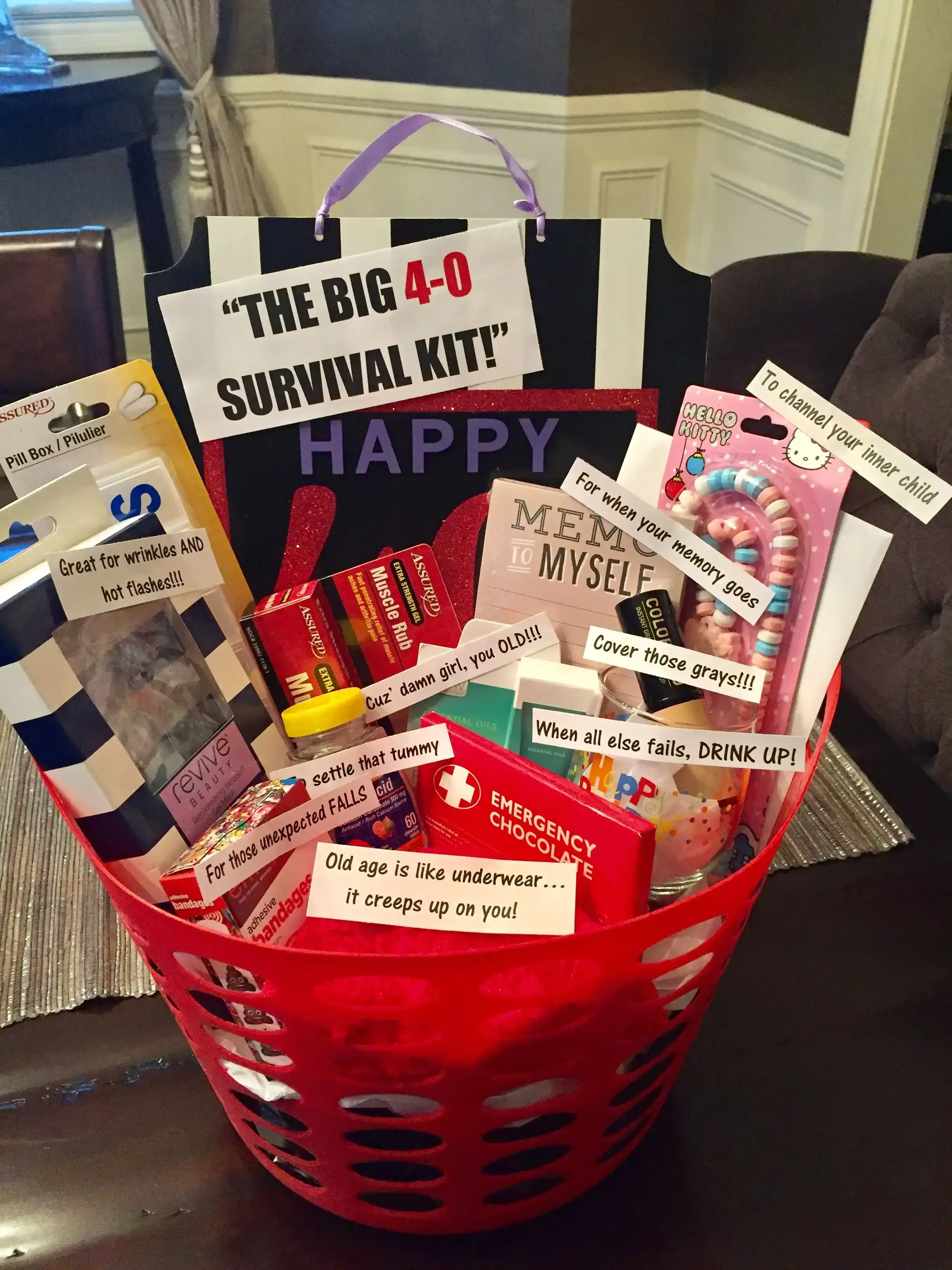 Presentation is Everything: Final Touches for Your DIY 40th Gift