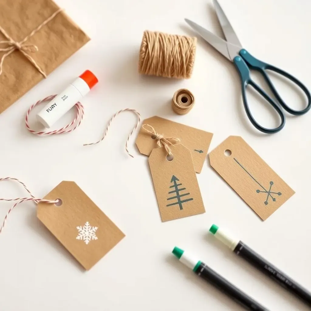 Simple Supplies for Your DIY Xmas Gift Tags