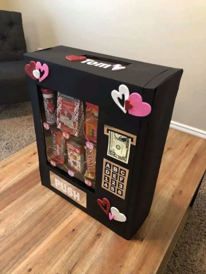 Stocking and Styling Your Finished DIY Gift Vending Machine