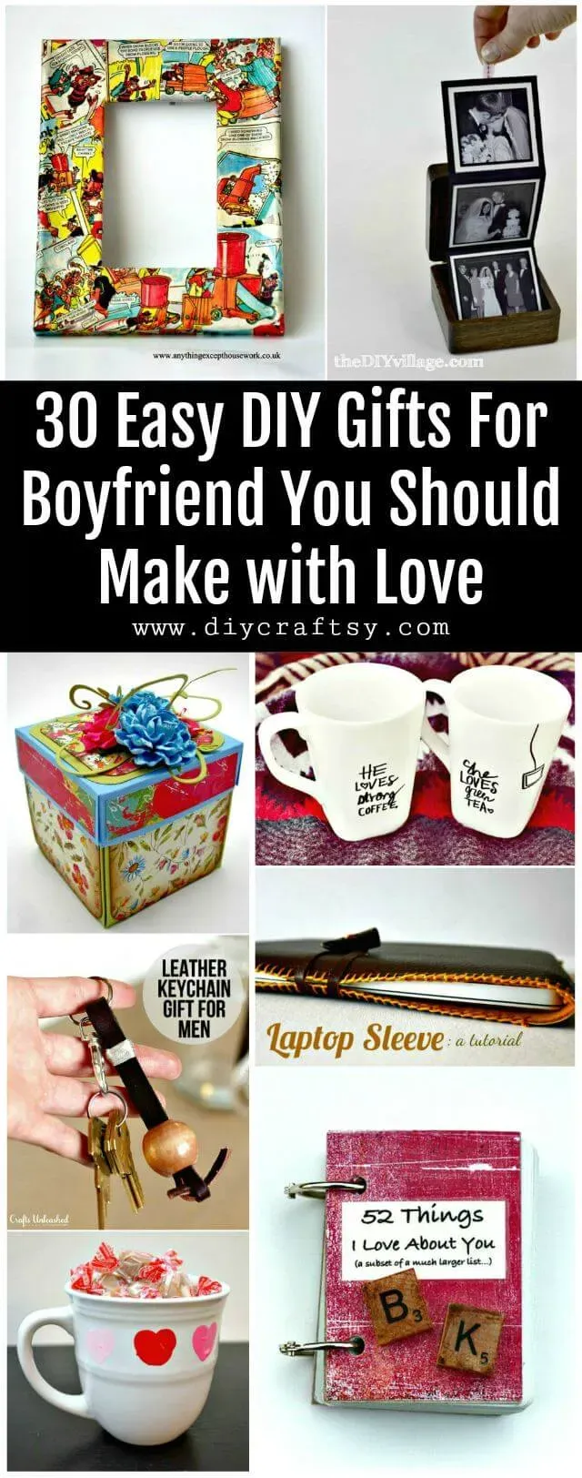 Why bother with a diy gift for boyfriend?